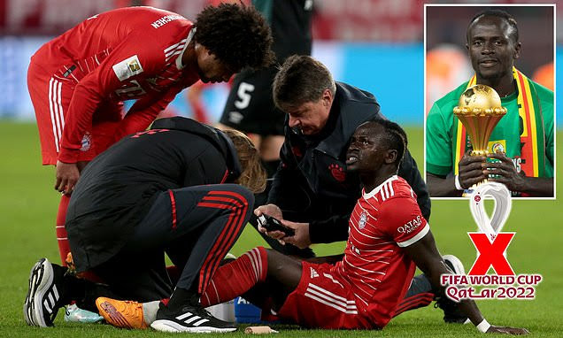 FIFA WORLD CUP: Sadio Mane ruled out of FIFA 2022 WORLD CUP.