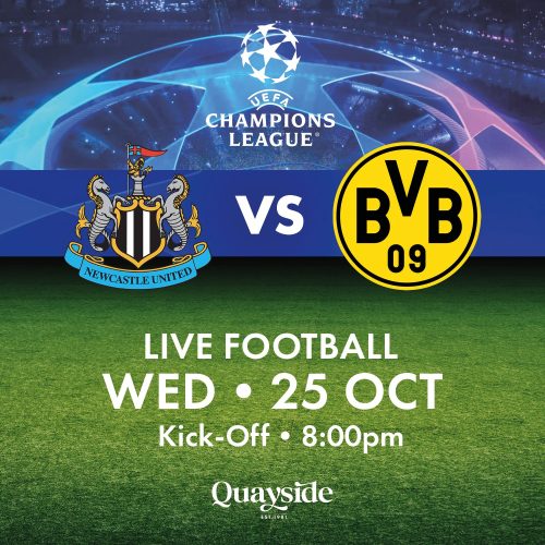 UCL: NEWCASTLE UTD VS DORTMUND