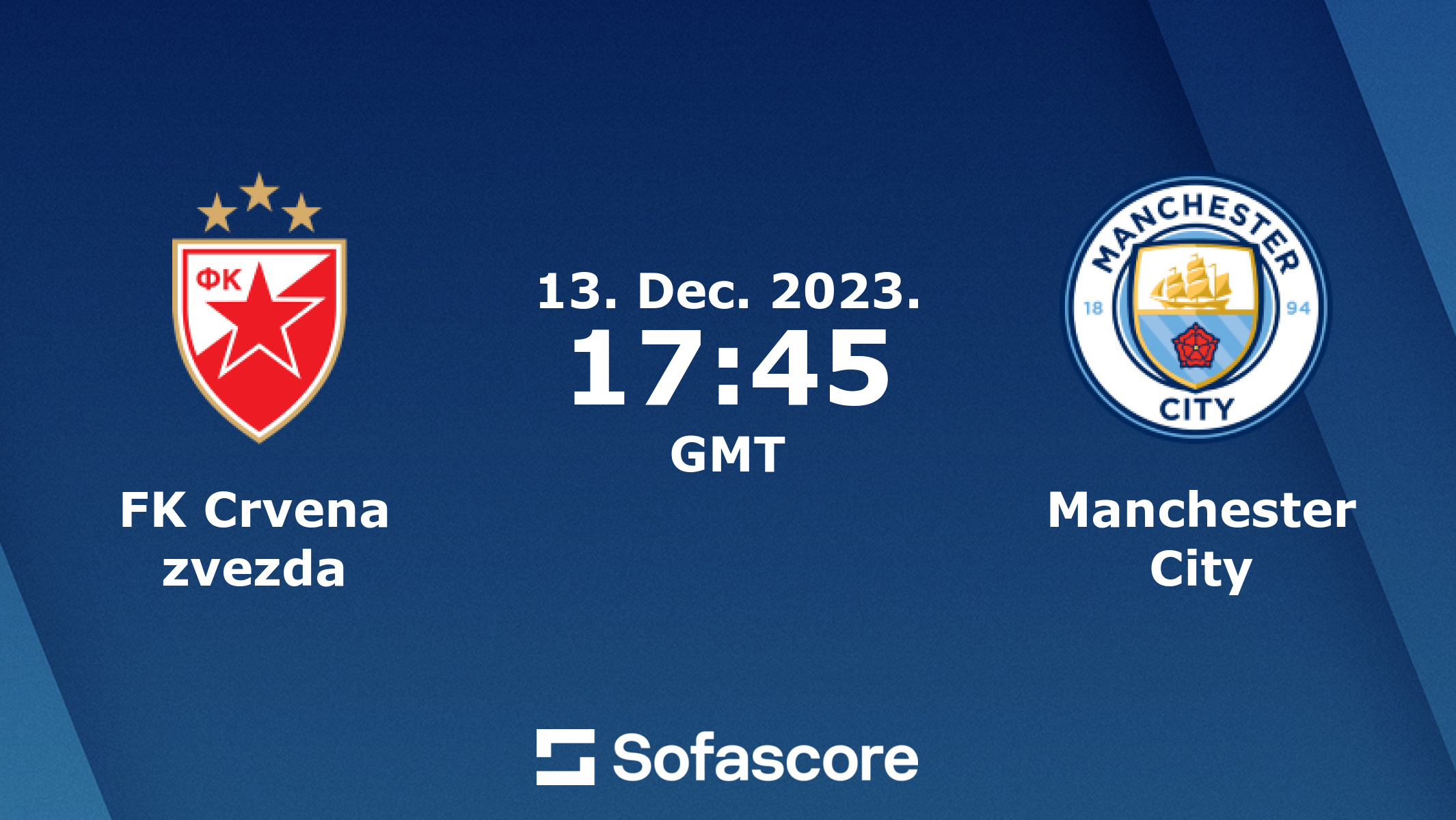 UCL: fk crvena zvezda vs Man city [Livestream]