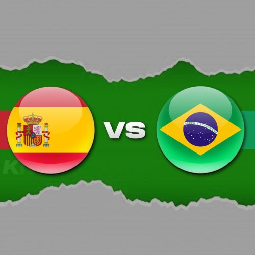 FRIENDLY: SPAIN vs BRAZIL