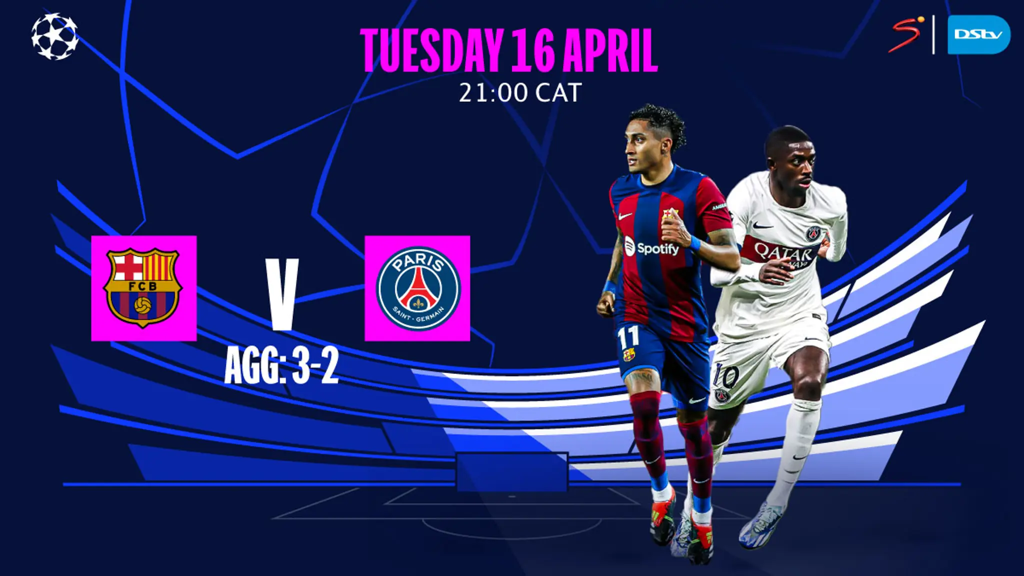 UCL: Barcelona vs PSG