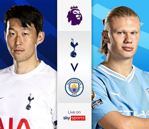 EPL: Tottenham vs Man City