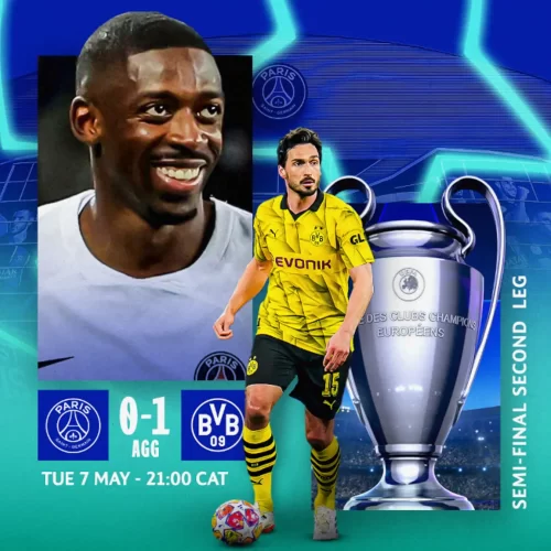 UCL: PSG vs DORTMUND