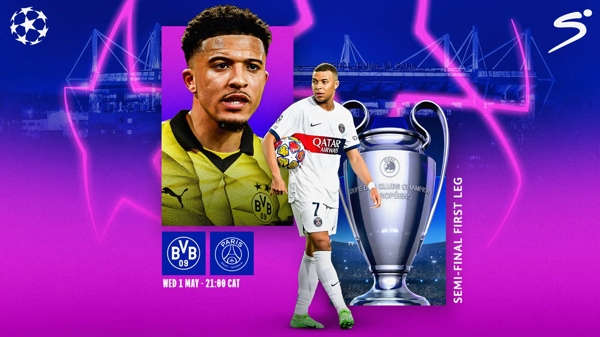 UCL: DORTMUND vs PSG