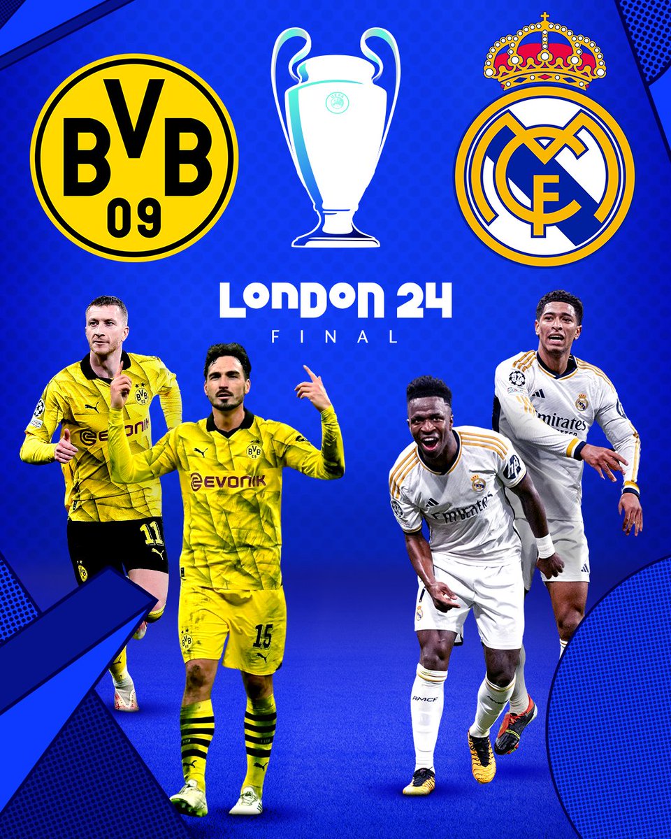 UCL FINAL: Dortmund vs Real Madrid