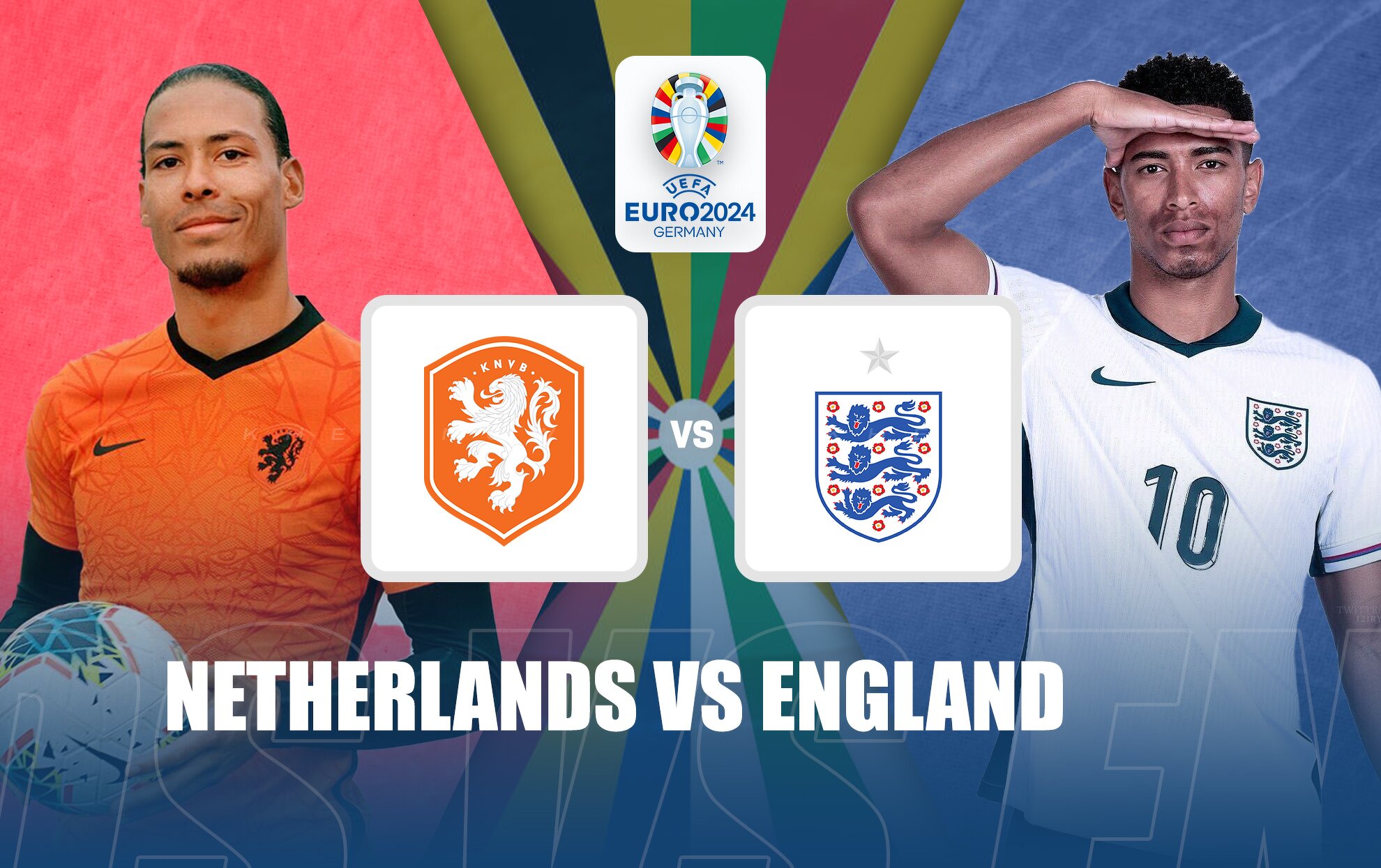 Euro24 S.F: Netherlands vs England