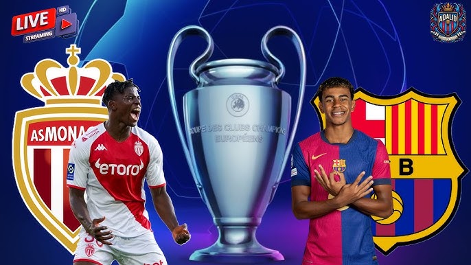 UCL: MONACO vs BARCELONA