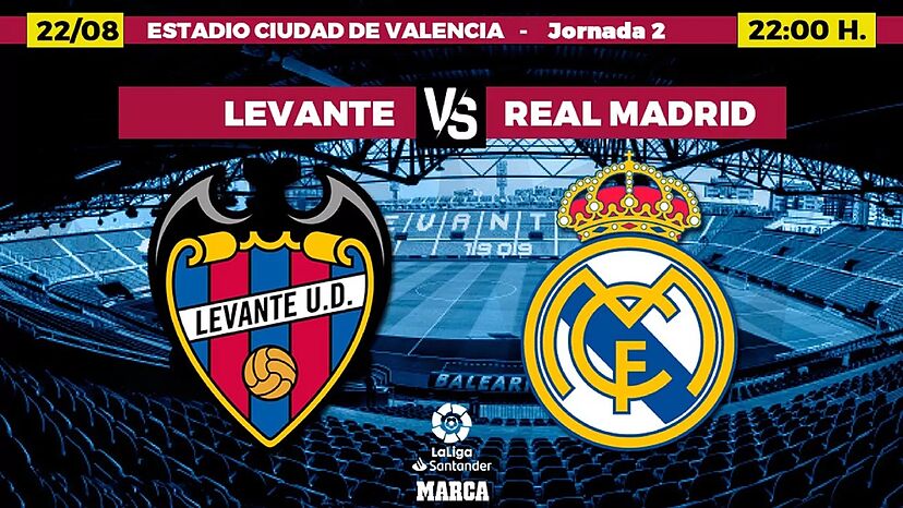 LaLiga: Levante vs Real Madrid