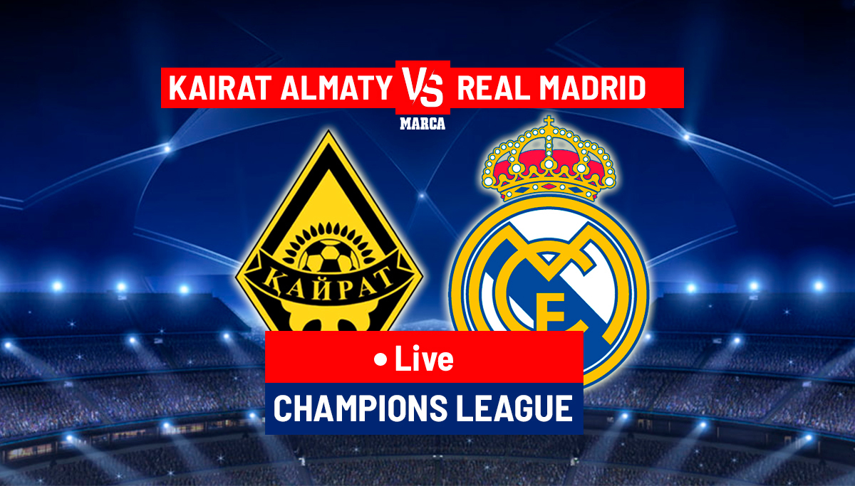 UCL: KAIRAT ALMATY vs REAL MADRID