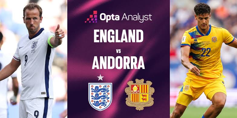 WCQ: ENGLAND vs ANDORRA