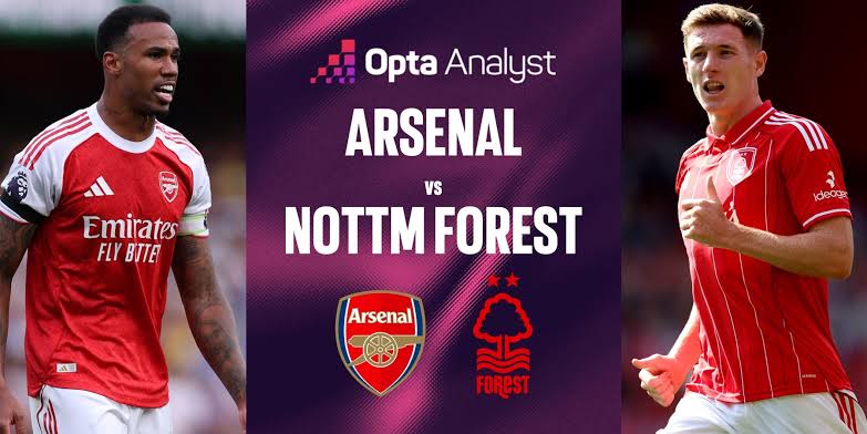 EPL: Arsenal vs Nottingham forest