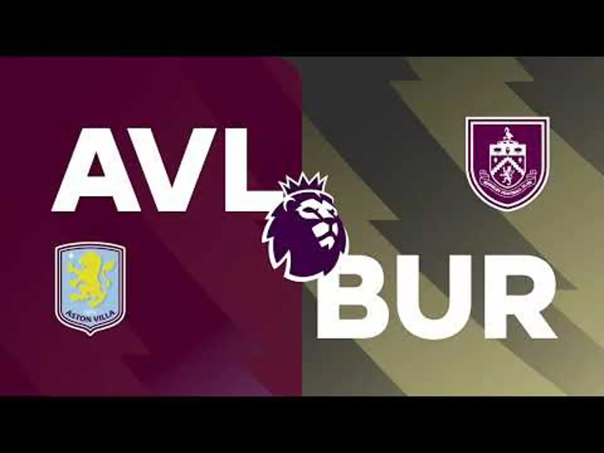 EPL: Aston Villa vs Burnley