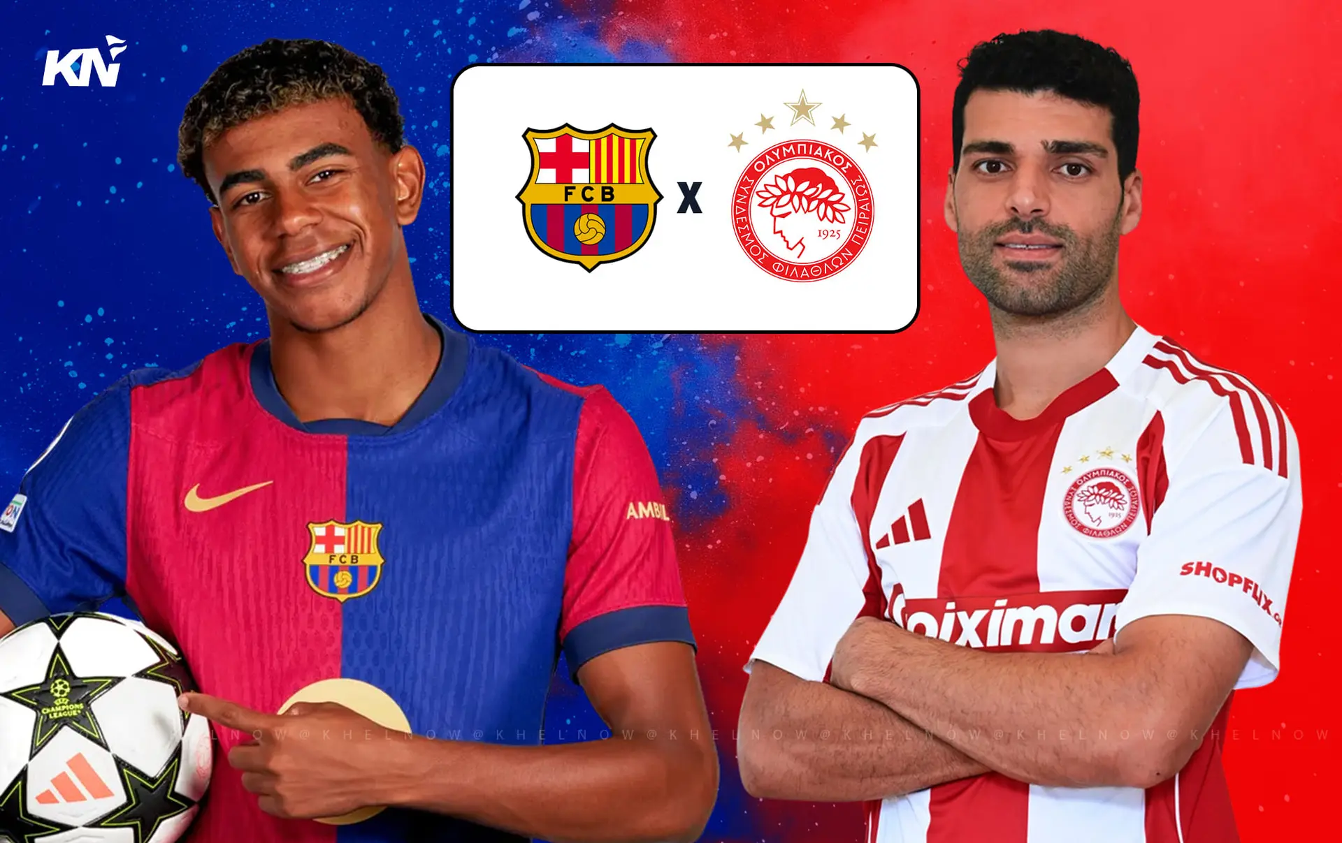 UCL: BARCELONA vs OLYMPIACOS