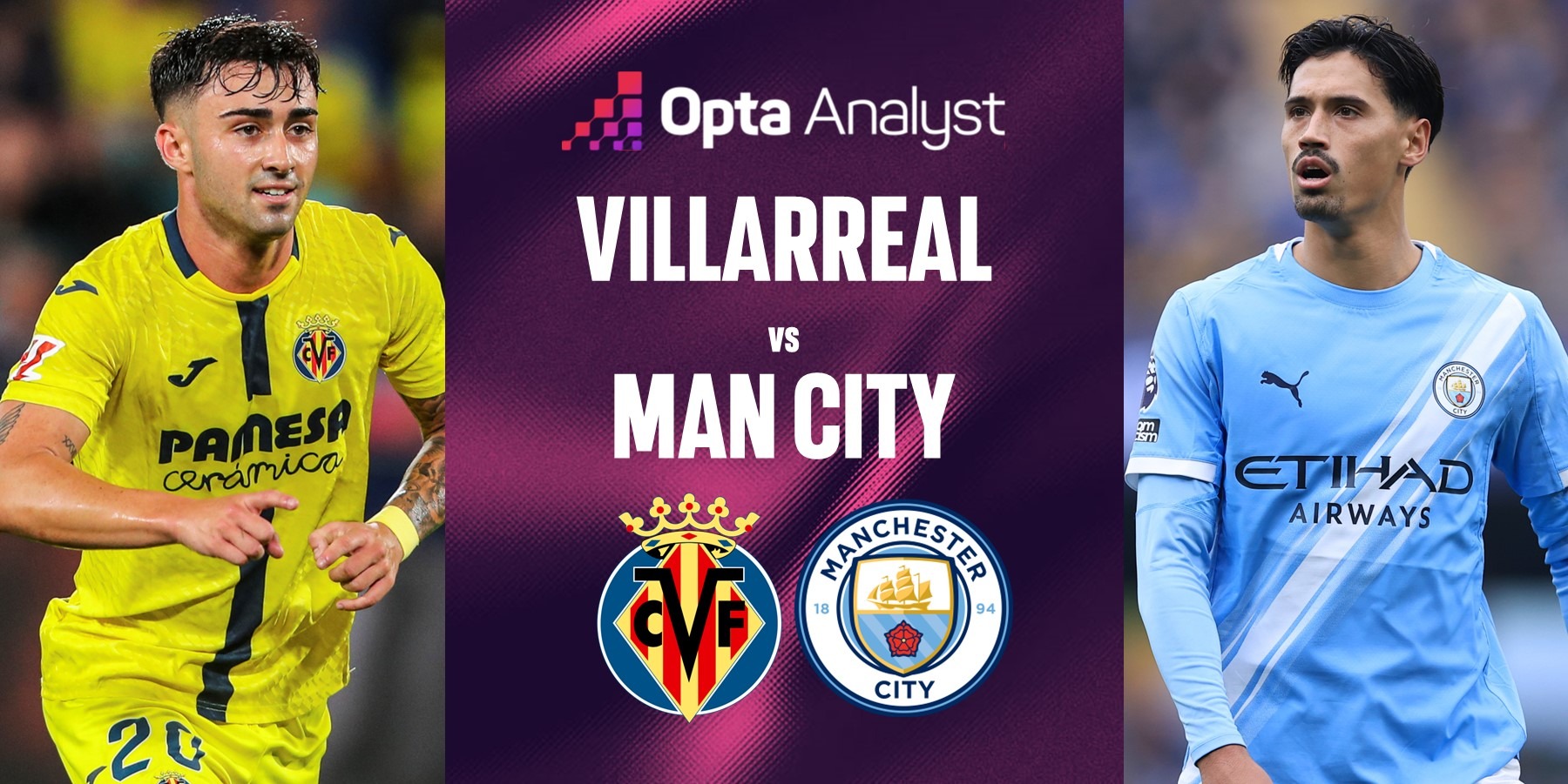 UCL: VILLARREAL vs MAN CITY
