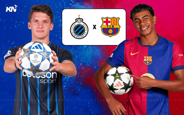 UCL: Club Brugge vs Barcelona