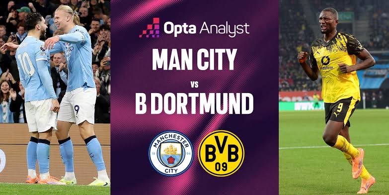 UCL: Man City vs Dortmund