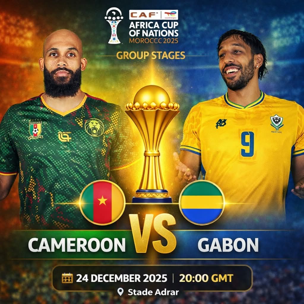 AFCON: Cameroon vs Gabon