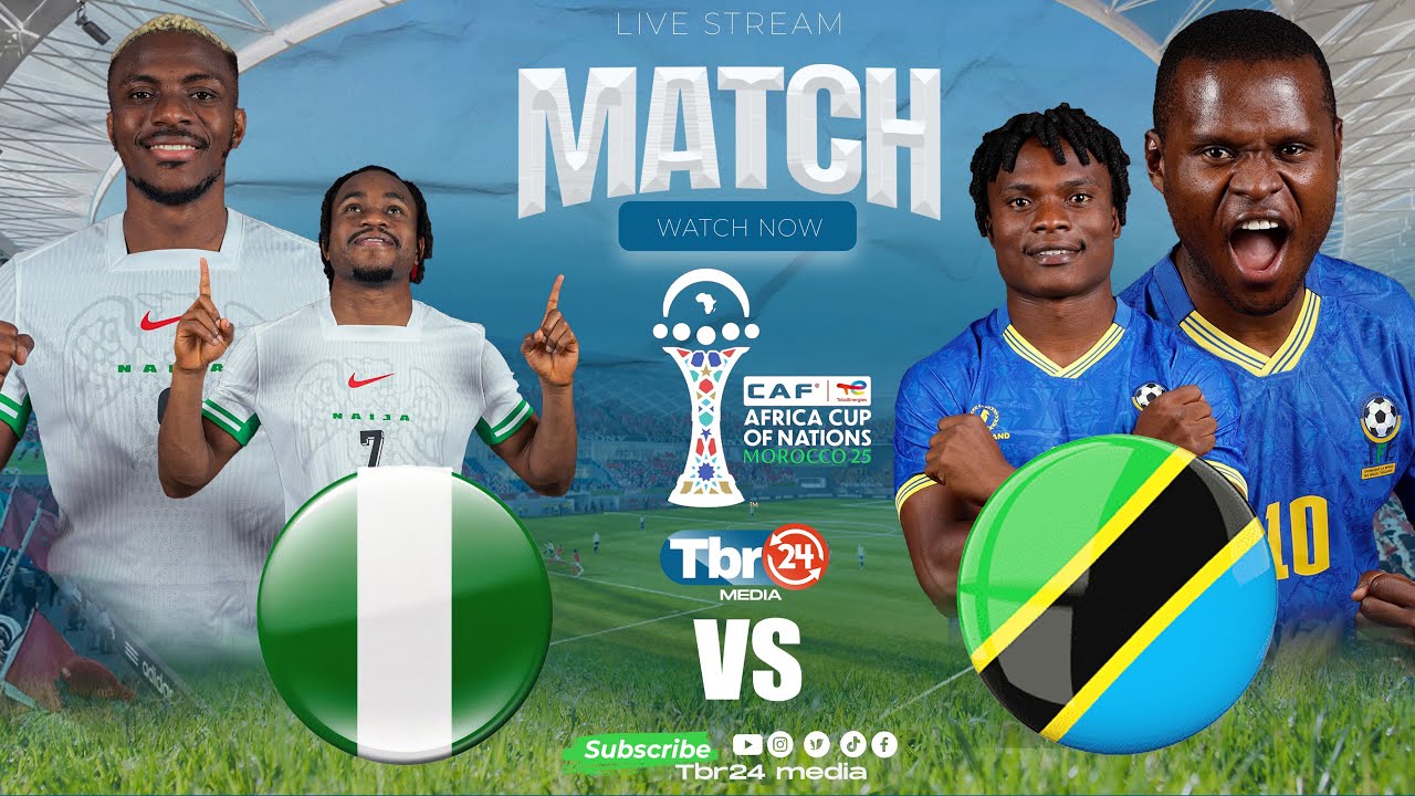 AFCON: Nigeria vs Tanzania
