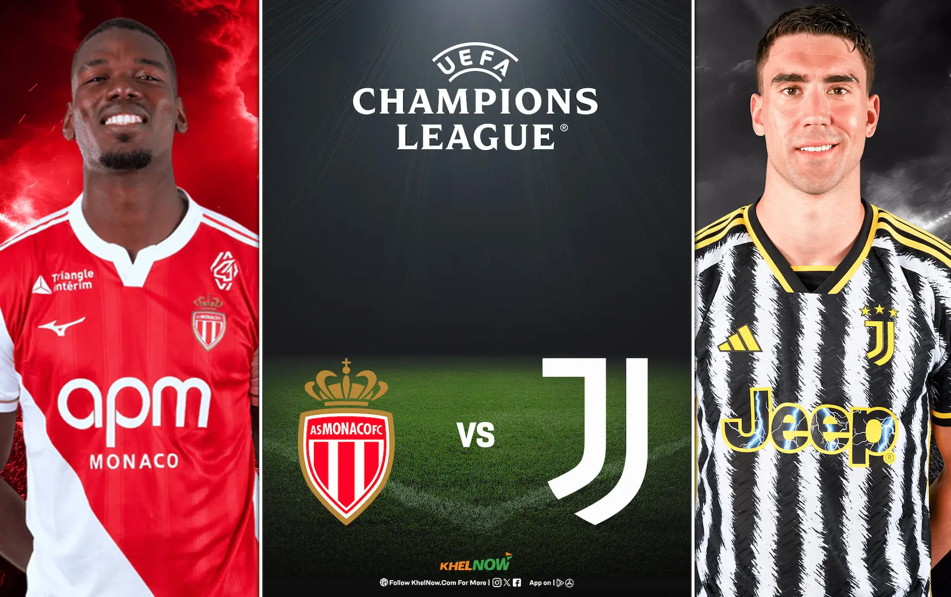 UCL: Monaco vs Juventus
