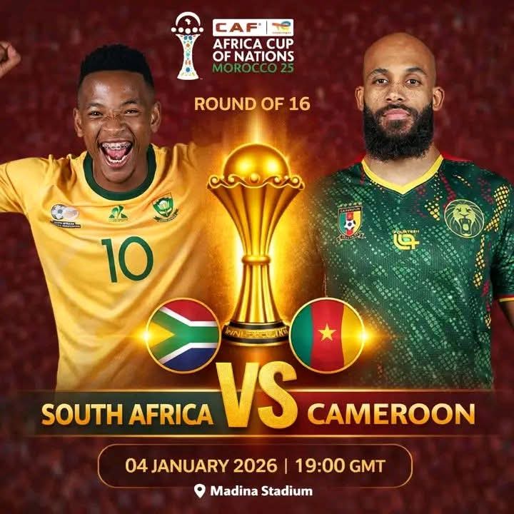 AFCON: South Africa vs Cameroon
